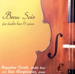 BEAU SOIR   for double bass & piano